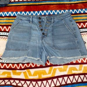Size 8 A.n.a light blue Jean shorts